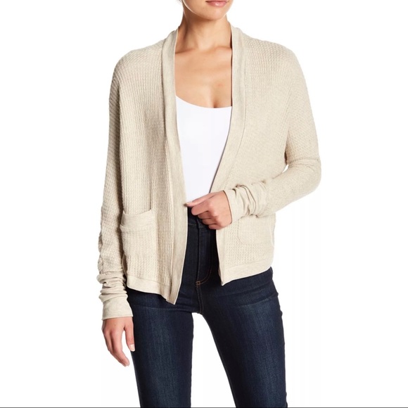 Lush Sweaters - 282 lush  waffle knit cardigan